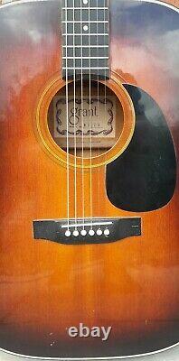 Grant Acoustic Guitar Great tone Rare Tobacco Burst made in Japan