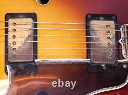 Greco Electric Guitar Full Acoustic Guitar Sunburst L-100S Made in Japan USED