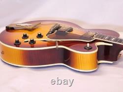 Greco Electric Guitar Full Acoustic Guitar Sunburst L-100S Made in Japan USED