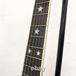 Greco G-404B 1970s Black Made in Japan Acoustic Guitar Used From Japan
