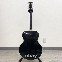 Greco G-404B 1970s Black Made in Japan Acoustic Guitar Used From Japan