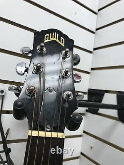 Guild 6 String Acoustic Guitar, Seems Vintage, Model D-15 M Made In USA