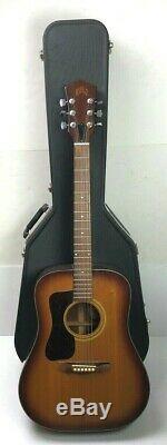 Guild Acoustic Guitar D35SB Made in USA Left Handed Musical Instrument Hard Case