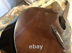 Guild D25M Vintage Acoustic Guitar Made In USA w Electric Pickup