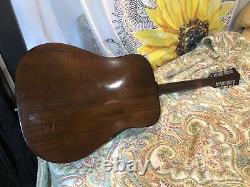 Guild D25M Vintage Acoustic Guitar Made In USA w Electric Pickup