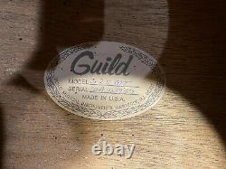 Guild D-25 NT 1985 Natural USA Made Good Condition Includes Hard Case