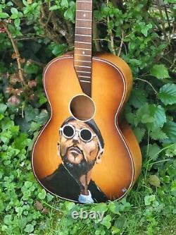 Guitar Guitar Parlor Hand Made LEON Decorative Picture Paintings