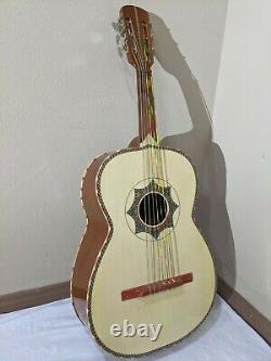 Guitarron de Cedro Hand Made in Paracho Mexico Mariachi Guitarron with Gig Bag