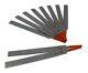 Hosco Tl-nf10 Luthiers Tools Nut Files Set Of 10 For Guitar New F/s Japan Made