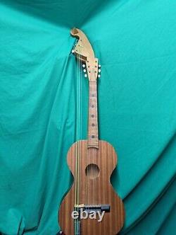 Hand Made Nine String Custom Parlour Harp Guitar