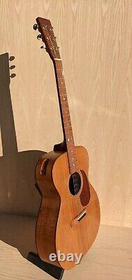 Hand Made OM Acoustic Guitar with Cedar Top and Sliding Sound Port