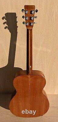 Hand Made OM Acoustic Guitar with Cedar Top and Sliding Sound Port