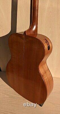 Hand Made OM Acoustic Guitar with Cedar Top and Sliding Sound Port