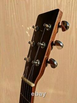Hand Made OM Acoustic Guitar with Cedar Top and Sliding Sound Port