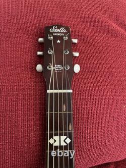 Harmony H928 Stella acoustic/electric parlor All Original -Made in USA-Nice