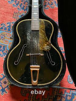 Harmony made SS Stewart Archtop Guitar 1940s War Era 7006 Model