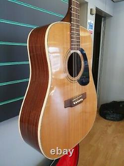 Heritage HFT-445 1989 Natural Acoustic Dreadnought Guitar Made in Kalamazoo