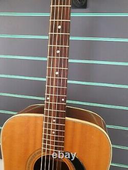 Heritage HFT-445 1989 Natural Acoustic Dreadnought Guitar Made in Kalamazoo