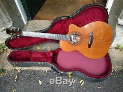 Hillier hand-made acoustic guitar, all solid woods, with pickup