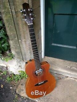 Hillier hand-made acoustic guitar, all solid woods, with pickup