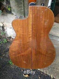 Hillier hand-made acoustic guitar, all solid woods, with pickup