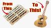 How To Make A Parlor Acoustic Guitar From An Old Wooden Pallet No Talking