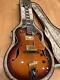 Ibanez Af200 1986 Withhard Case Made In Japan Full Acoustic Electric Guitar Used
