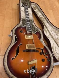 Ibanez AF200 1986 WithHard case Made in Japan Full Acoustic Electric Guitar Used