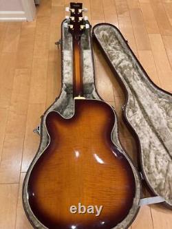 Ibanez AF200 1986 WithHard case Made in Japan Full Acoustic Electric Guitar Used