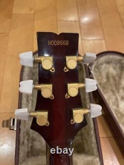 Ibanez AF200 1986 WithHard case Made in Japan Full Acoustic Electric Guitar Used