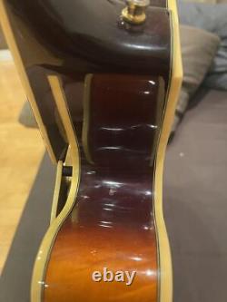 Ibanez AF200 1986 WithHard case Made in Japan Full Acoustic Electric Guitar Used