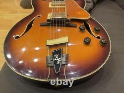 Ibanez AF200 1986 WithHard case Made in Japan Full Acoustic Electric Guitar Used
