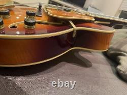 Ibanez AF200 1986 WithHard case Made in Japan Full Acoustic Electric Guitar Used