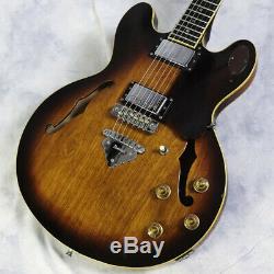 Ibanez AS100 Brown Sunburst / Semi-Acoustic Guitar with SC made in 1979 Japan