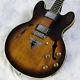 Ibanez As100 Brown Sunburst / Semi-acoustic Guitar With Sc Made In 1979 Japan