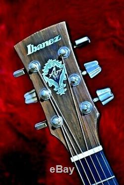 Ibanez AW-120 ARTWOOD 1981 Vintage Acoustic guitar ezo Solid 1980s made in Japan