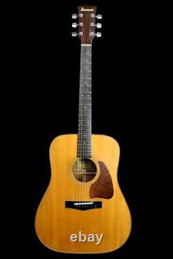 Ibanez AW-70 Natural Vintage Acoustic guitar 1980s ALL Solid made in Japan