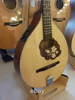 Irish Bouzouki with EQ (built in pick-up), made by Hora, solid wood + soft case