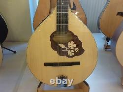 Irish Bouzouki with EQ (built in pick-up), made by Hora, solid wood + soft case