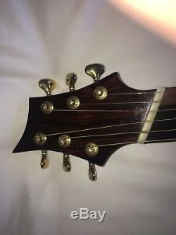 Italian Hand Made Fan Fret Acoustic Guitar