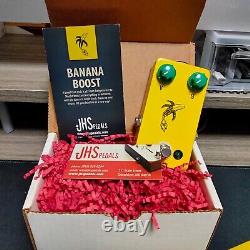 JHS Pedals Banana Boost Jan 2012 Hand Stamped Made in USA Guitar Bass Effects