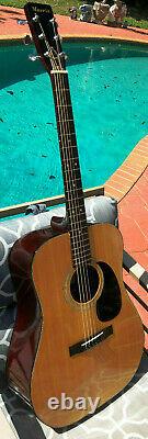 Japan made Morris 70's Dreadnought w vintage case REDUCED