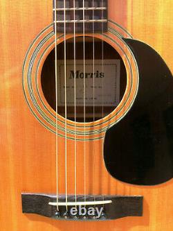 Japan made Morris 70's Dreadnought w vintage case REDUCED