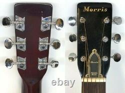 Japan made Morris 70's Dreadnought w vintage case REDUCED