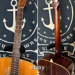 K. Country Acoustic Guitar D-250 Dreadnought Japan Vintage 70's made Used from JP