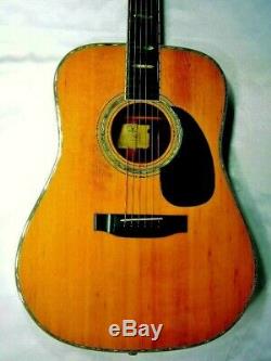 K. Yairi YW-600 Acoustic guitar 1976s Martin D45 Type made in Japan