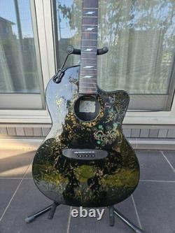 K yairi electric acoustic guitar custom made 1992 used good condition from Japan