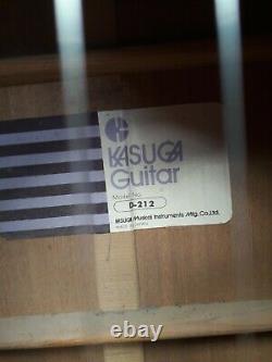 Kasuga D-212 Acoustic Guitar Made in Japan MIJ