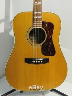 Kiso Suzuki 9512 Vintage 70's Made In Japan Acoustic Guitar Stunner