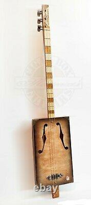 L'Acoustic 3tpv Cigar Box Guitar MATTEACCI'S Made IN Italy